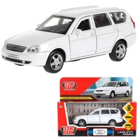 Модель PRIORAWAG-12-WH Lada priora белый Технопарк в коробке 340-773
