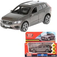 Модель XC60-12-GY Volvo XC60 R-Desing серый Технопарк  в коробке 340-291