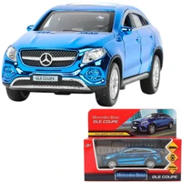 Модель GLE-COUPE-BUCH MERCEDES-BENZ GLE COUPE длин 12 см, двери,синий ХРОМ Технопарк 439-347