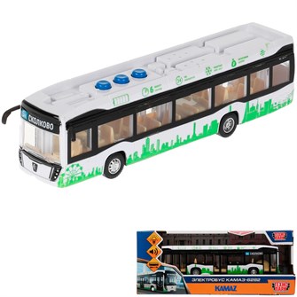 {{photo.Alt || photo.Description || 'Модель KAMAZBUS-20PL-WHGN ЭЛЕКТРОБУС КАМАЗ-6282 19,5 см Технопарк в коробке'}}