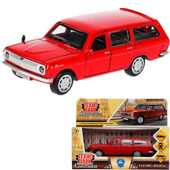 {{photo.Alt || photo.Description || 'Модель 2402-12-RD ГАЗ-2402 Волга красная Технопарк в коробке'}}