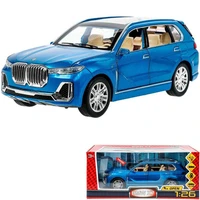 Модель CZ115-R BMW x7, 20 см, двери, инерц, синий Технопарк 439-334