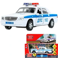 Модель 3110-12SL-WHPOL ГАЗ -31105 Волга полиц 12,3 см Технопарк 439-217