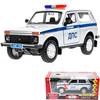 {{photo.Alt || photo.Description || 'Модель FY2408P LADA lada 4x4, 18.5 см ПОЛИЦИЯ серый Технопарк'}}