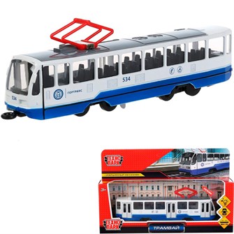 {{photo.Alt || photo.Description || 'Модель TRAM71403-18SL-BUWH Трамвай белый Технопарк'}}