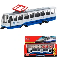 Модель TRAM71403-18SL-BUWH Трамвай белый Технопарк 340-574