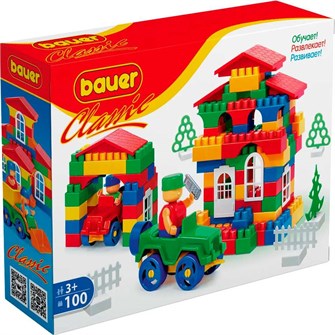 {{photo.Alt || photo.Description || 'Конструктор Bauer CLM00051 "Классик" 100 деталей'}}