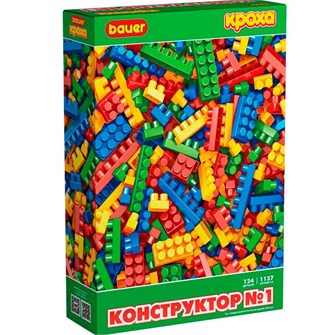 Конструктор Bauer Конструктор №1 124 эл. в кор. 1137 625-533