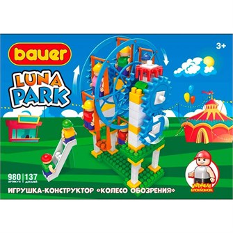 {{photo.Alt || photo.Description || 'Конструктор Bauer 980 Luna Park Аттракцион Колесо Обозрения 3+'}}