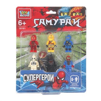 {{photo.Alt || photo.Description || 'Город мастеров 18161-ZH фигурки самураи+супер герои -6 шт'}}