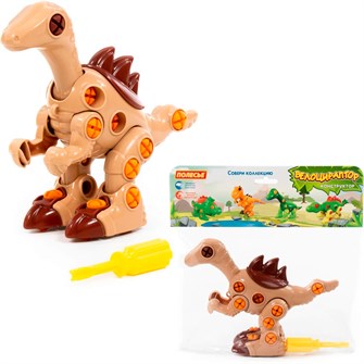 {{photo.Alt || photo.Description || 'Конструктор-динозавр Велоцираптор 36эл. в пак. П-Е/16/ 76823'}}