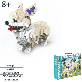 Конструктор ST530 Собака 888 деталей в коробке 723-128