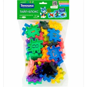 Конструктор  «Тайл-Блокс» 37 дет. ТМ 