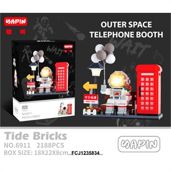 Конструктор 3D 6911 Космонавт 2188 дет. в кор. 625-415