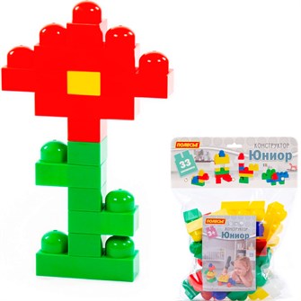 {{photo.Alt || photo.Description || 'Конструктор Юниор 33 элем. мешок П-Е/20/'}}