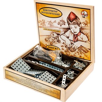 {{photo.Alt || photo.Description || 'Конструктор металл №1 980 в дерев. упак.'}}