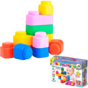 {{photo.Alt || photo.Description || 'Конструктор мягкий Кирпичики мини 12 дет. 02671'}}