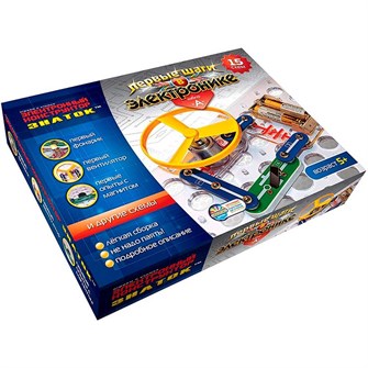 Электронный конструктор ЗНАТОК 15 схем 15A-Znat /20/ 225-812