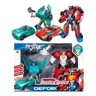 Робот-трансформер KKR-30B Машина 2 в наборе в коробке 625-841