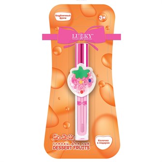 {{photo.Alt || photo.Description || 'Глянец для губ клубничный 3 мл колечко Т27248 Lukky'}}