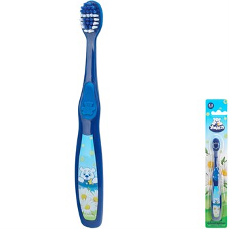 {{photo.Alt || photo.Description || 'Зубная щетка фигурная для детей умка синяя MASTER DENT 123291-UM'}}