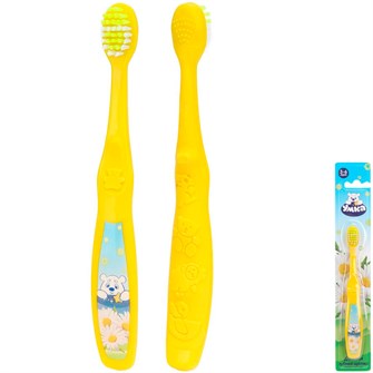 {{photo.Alt || photo.Description || 'Зубная щетка фигурная для детей умка желтая MASTER DENT 123290-UM'}}