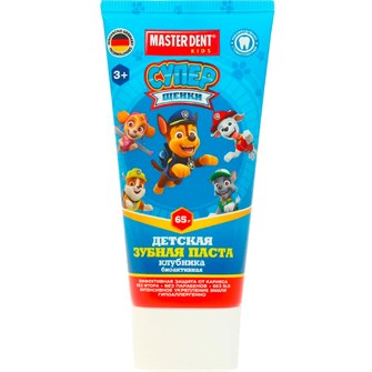 {{photo.Alt || photo.Description || 'Зубная паста для детей Супер щенки, клубника, 65г MASTER DENT 112507-SD'}}