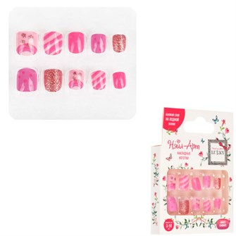 Ногти накладные Lukky Нэйл-Арт Sweet Candies 10 наклад.ногтей на клеевой основе,3-10 лет Т26631 696-304