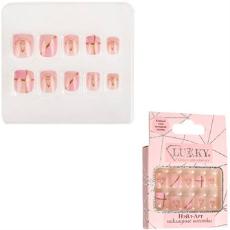 Ногти накладные Lukky Нэйл-Арт Diamond Graphics 10 наклад.ногтей на клеевой основе,3-10 лет Т26739 696-317