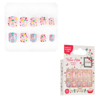 Ногти накладные Lukky Нэйл-Арт Donuts 10 наклад.ногтей на клеевой основе,3-10 лет Т26627 696-301