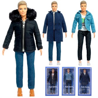 Кукла 8427 Кевин в зимней одежде с аксесс. Defa Lucy 707-559