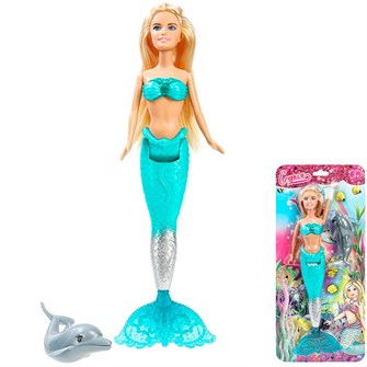 {{photo.Alt || photo.Description || 'Кукла Карапуз 66001BLST-M2-S-BB 29см Русалка с пластиковым хвостом, дельфин'}}