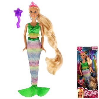 {{photo.Alt || photo.Description || 'Кукла Карапуз 66001M-LH3-S-BB 29 см София руки и ноги сгиб, русалка /48/'}}