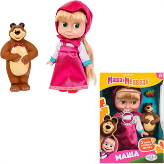 {{photo.Alt || photo.Description || 'Кукла Карапуз 83034S25 Маша и Медведь маша 25см, озвуч, медведь'}}