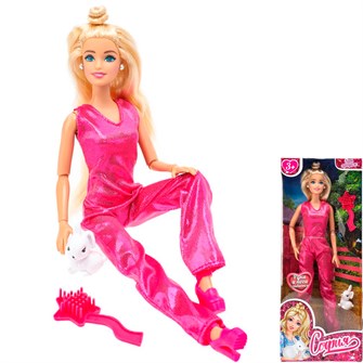 {{photo.Alt || photo.Description || 'Кукла Карапуз 66001PET-RB1-S-BB София 29 см руки ноги сгибаются,Питомец'}}