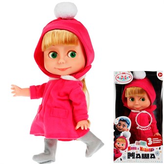 {{photo.Alt || photo.Description || 'Кукла Карапуз 83033-C Маша 25 см, озвуч, зимняя одежда м/ф Маша и Медведь /18/'}}