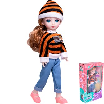 {{photo.Alt || photo.Description || 'Кукла Miss Kapriz MKF18B-102 Милашка Моника с русским чипом в кор. оптом'}}