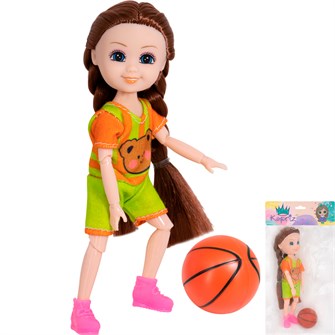 {{photo.Alt || photo.Description || 'Кукла малышка Miss Kapriz MK55859D Баскетболистка в пак. оптом'}}