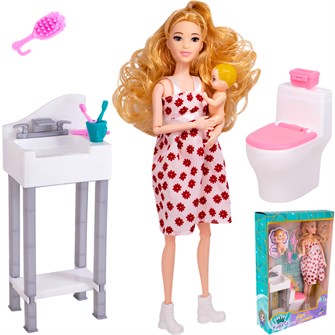 {{photo.Alt || photo.Description || 'Кукла Miss Kapriz YS999-YH1 Мой малыш с мамой и асесс в кор. оптом'}}