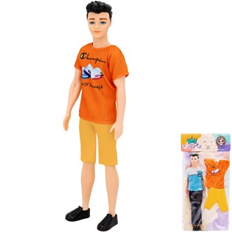 {{photo.Alt || photo.Description || 'Кукла Кен Miss Kapriz YSLY0916B с набором одежды в пак. оптом'}}