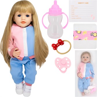 {{photo.Alt || photo.Description || 'Кукла QM109 Анечка 55 см в кор. оптом'}}