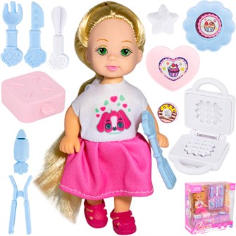 Кукла малышка 89024LLQ на кухне в кор. оптом 809-610