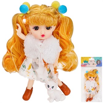 {{photo.Alt || photo.Description || 'Кукла малышка Miss Kapriz 699B4YSA с питомцем в пак. оптом'}}