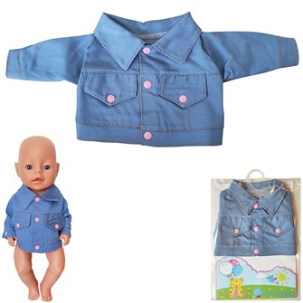 Одежда для куклы Курточка джинсовая 85 708-466
