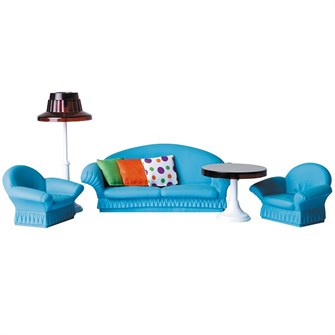 Мебель Гостиная Конфетти Бирюзовая С-1579 Огонек /6/ 807-656