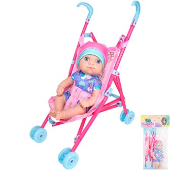 {{photo.Alt || photo.Description || 'Пупс Miss Kapriz MK2320K-CA с коляской в пак.'}}