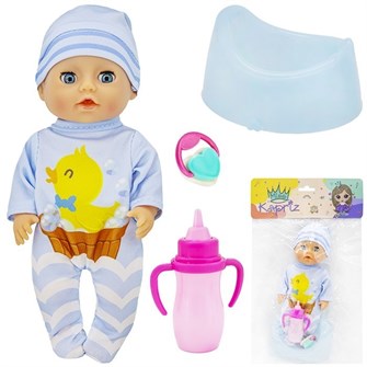 Пупс Miss Kapriz YSYL1992K-V 20 см. с аксесс., в пак. 808-823