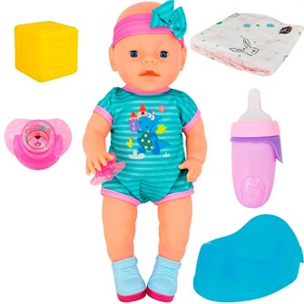 {{photo.Alt || photo.Description || 'Пупс Miss Kapriz YS1813-23L интерактивный со светящимися ботиночками и с аксесс., в пак.'}}