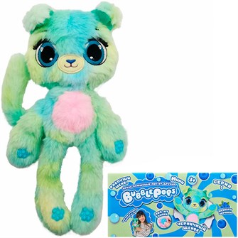 BubblePops Черничный щенок 23 см ароматиз.с функц.поп-ит на лапках 2402005/2 244-764