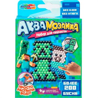 {{photo.Alt || photo.Description || 'Набор ДТ Аквамозаика 200 бусин Мир пикселей МУЛЬТИ АРТ AB-120541'}}